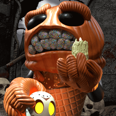 3D SPOOKY KREAMER.... FROM THE KREAMER COLLECTION