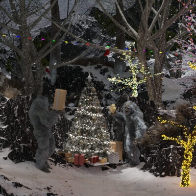 Updated Christmas Yeti.