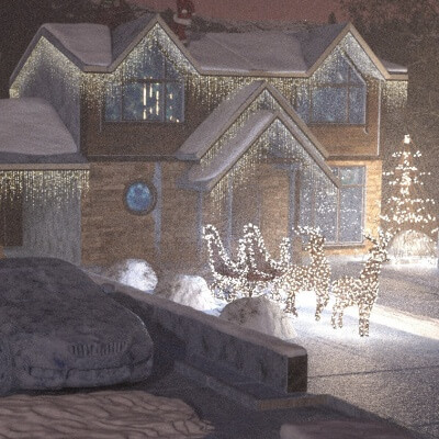 A Frosty Foggy Christmas Eve.