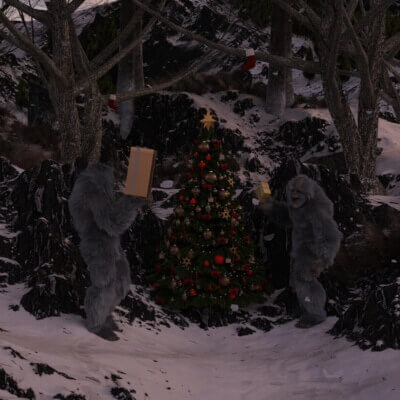 A Merry Yeti Christmas.