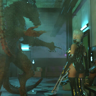 Behind us What do you want here