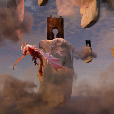 The dragon comes down to feast