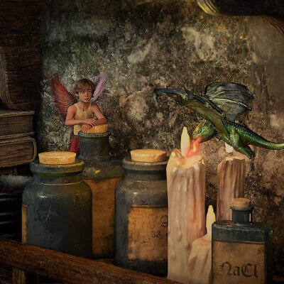 Smal people smal dragon