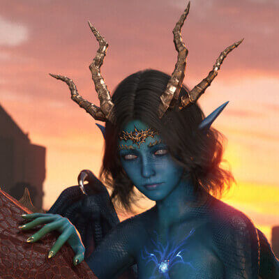 Rilisa is golden-horned.