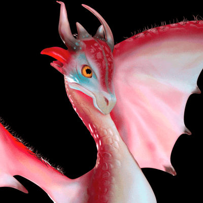 colorful and sweet Dragon