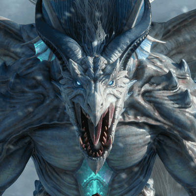 Crimson Guardian and the Frost Dragon