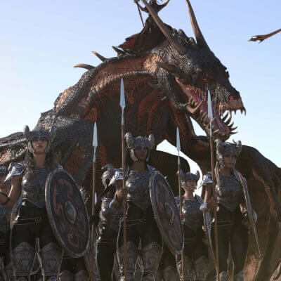 The Army of the Dragon Queen