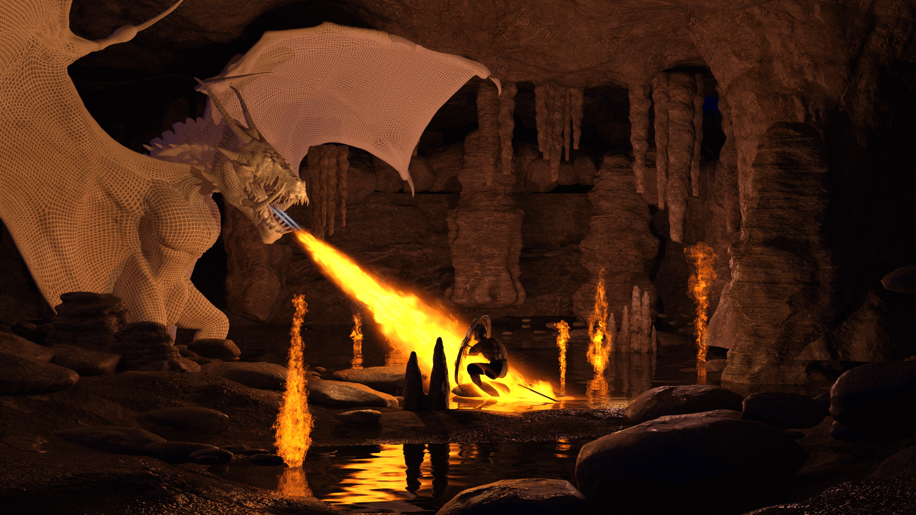 The Dragons Layer Line Work | RenderHub Forum