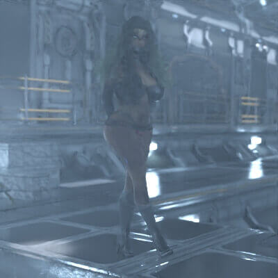 Alone in a gigantic Spaceship 5 VERS 1