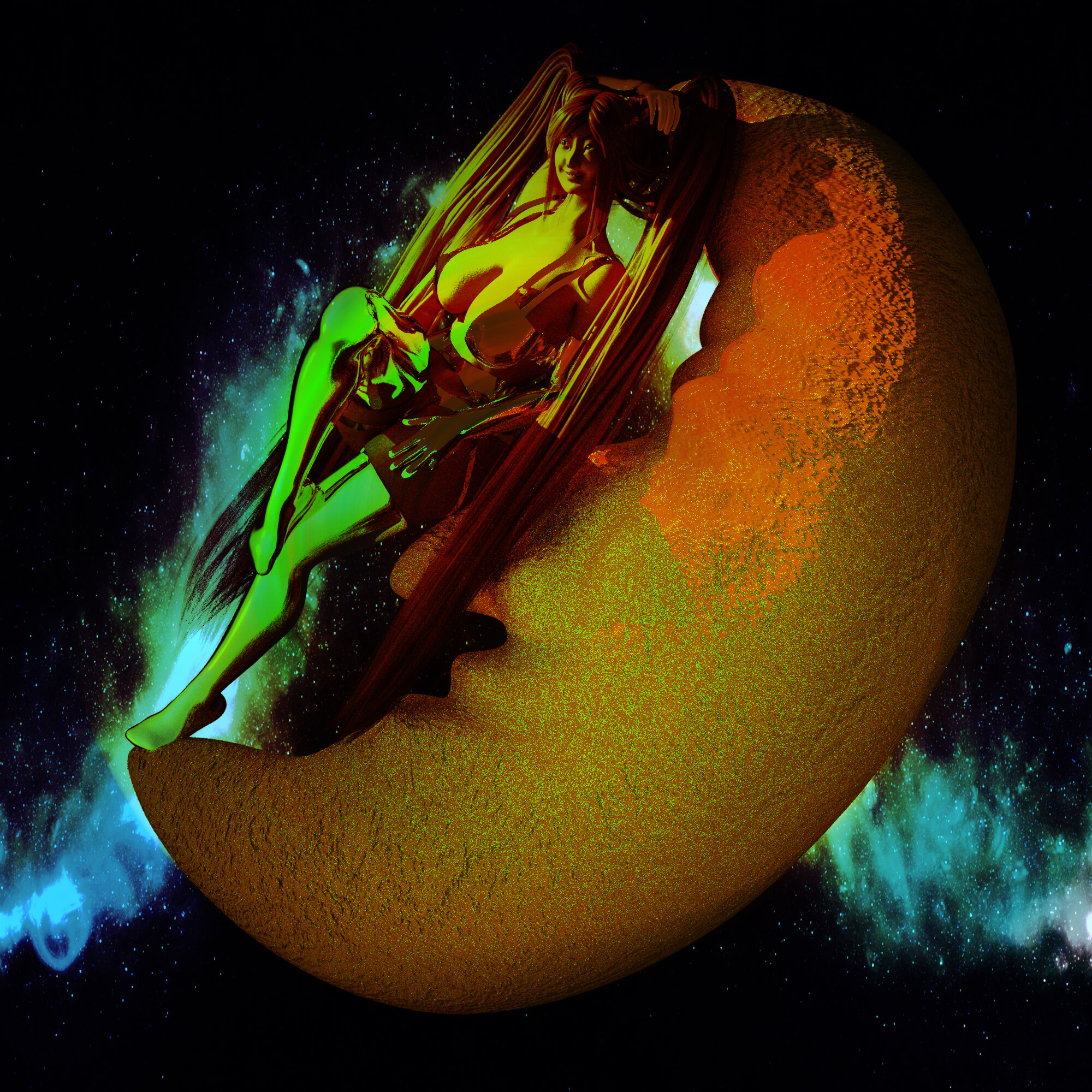 THE MAN IN THE MOON GETS HIS GIRL | RenderHub Forum