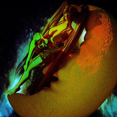 THE MAN IN THE MOON GETS HIS GIRL
