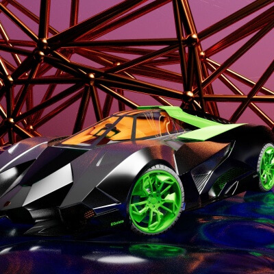 Lamborghini Egoista commercial