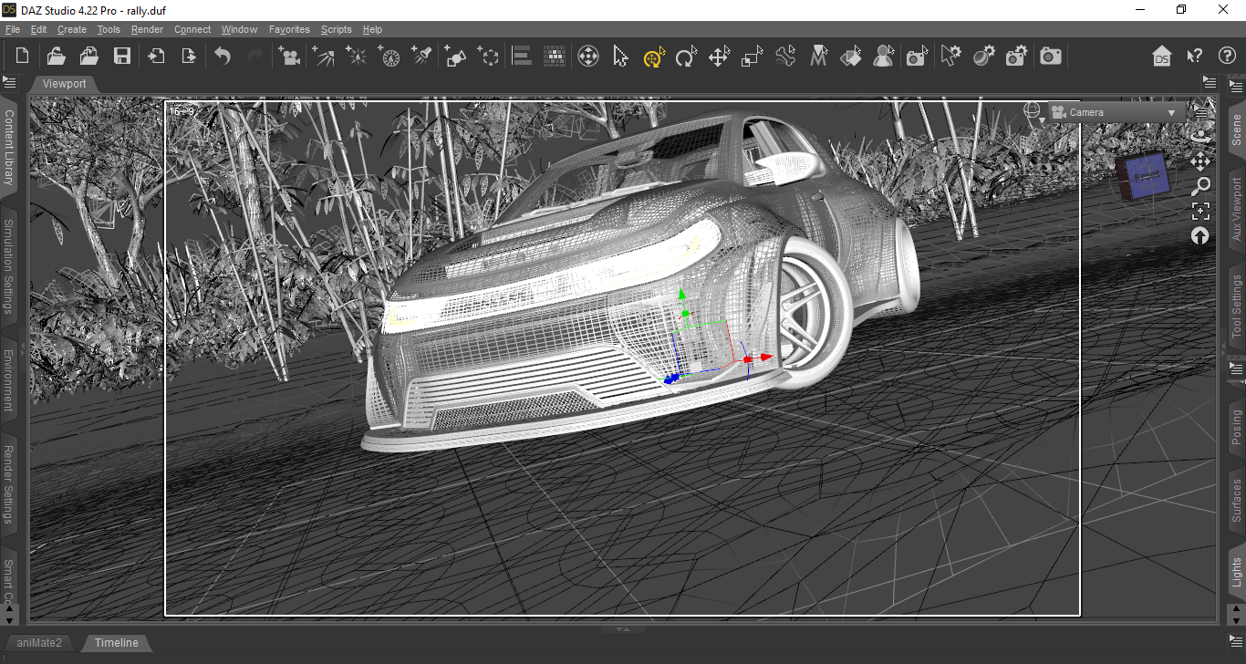 Reflections in Motion: A Rally Race Moment. | RenderHub Forum