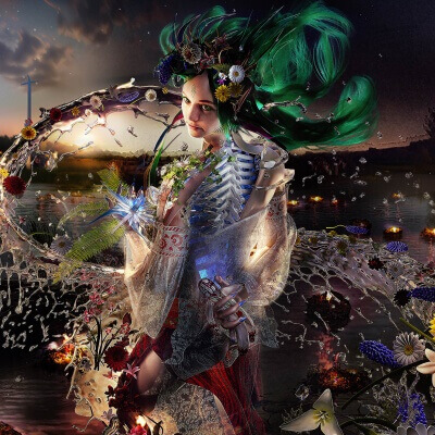 Queen of Mavkas - Protector of Blooming Fern Flower