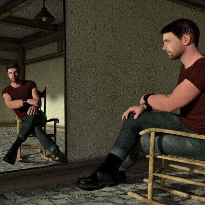 Refelction In A Mirror