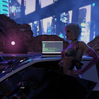 A Cyberpunk Reflection
