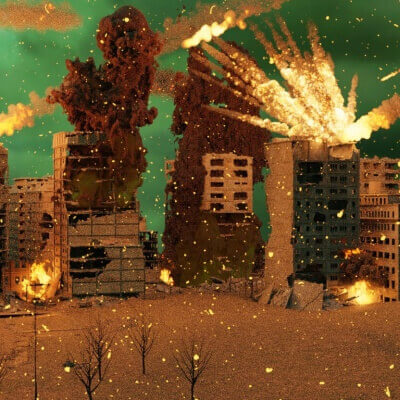 Reflections of Destruction.