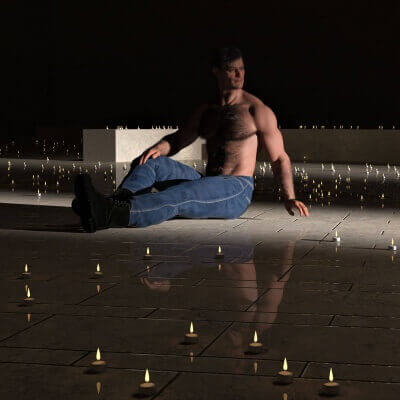 Reflection By Candlelight