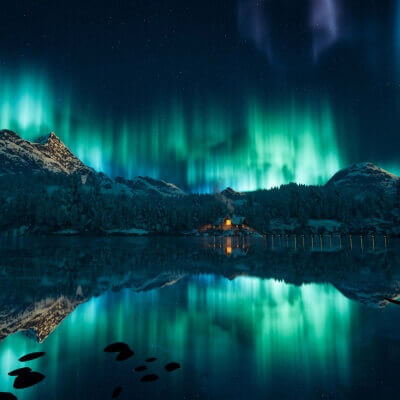 Northern Lights Aurora borealis