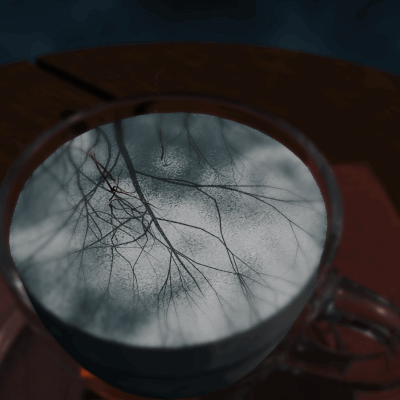 Frozen Water In Winter