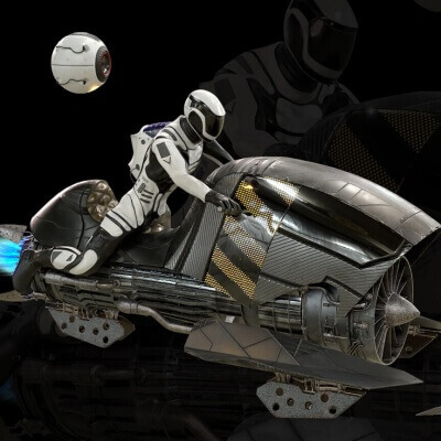 Jargon Jet bike rider