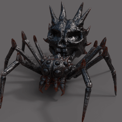 Arachnoskull A Fusion of Bone and Beast