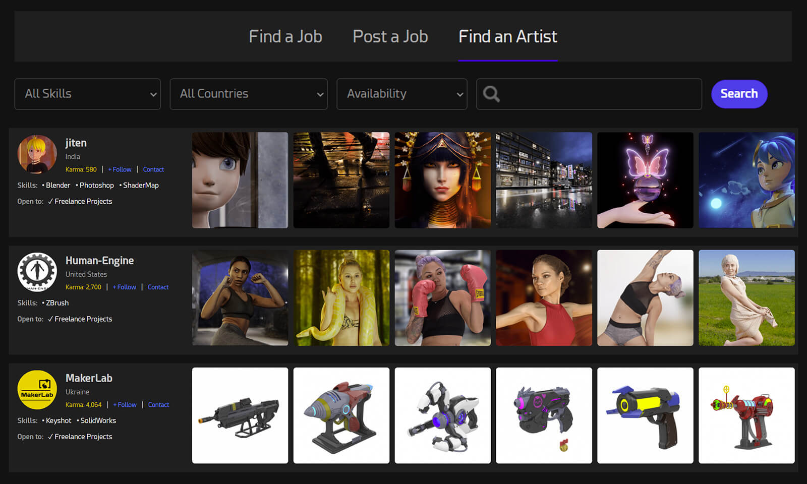 Splendor Renderhub New Jobs Section on RenderHub | RenderHub Forum