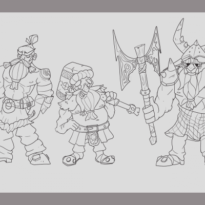 Stylised Viking