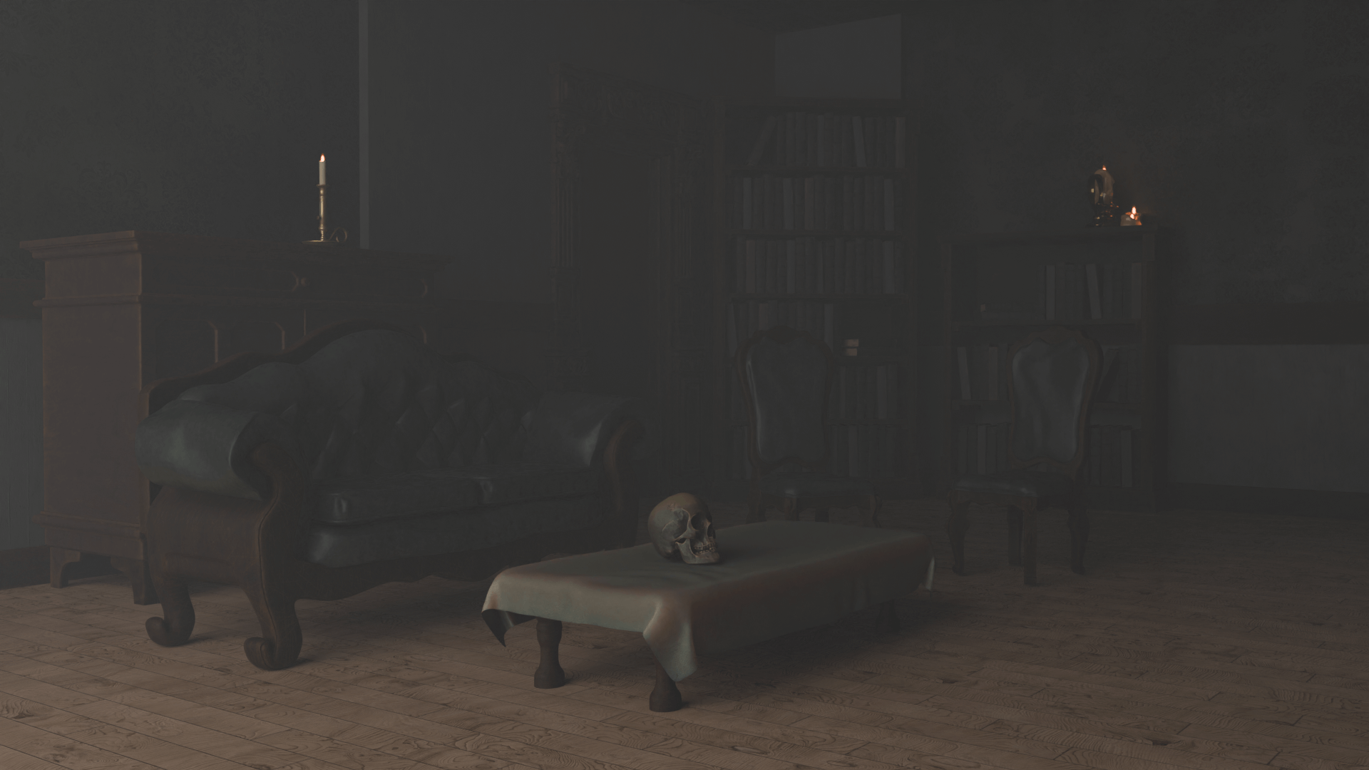creepy mansion room | RenderHub Forum