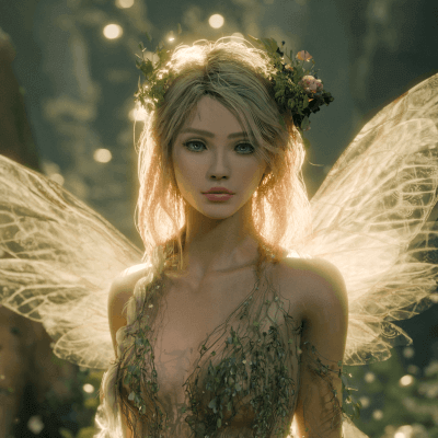 Marlis the Fairy of Secrets in the Forest