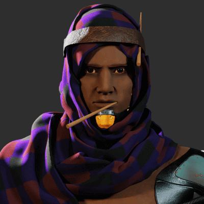 Sci-fi Bounty hunter