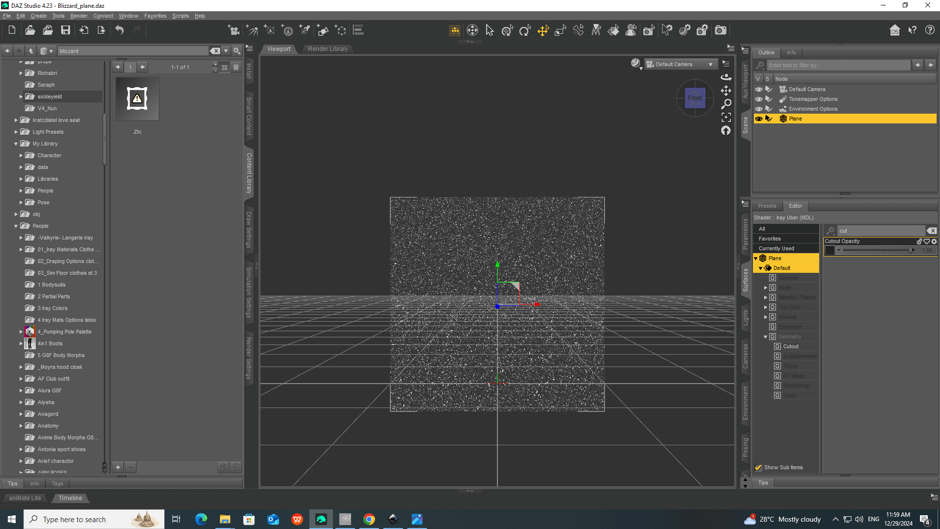 Caught in the blizzard | RenderHub Forum
