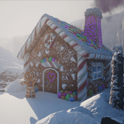 Gingerbread House Winter