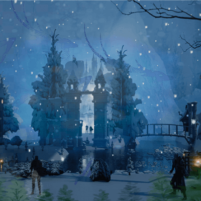 Winter Fantacy_Ancient Castle