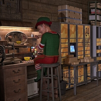 Meanwhile at Santas Workshop workshop