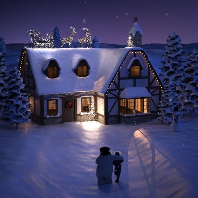 Home Safe and Sound with Mr Snowman.