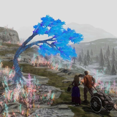 The road to the castle