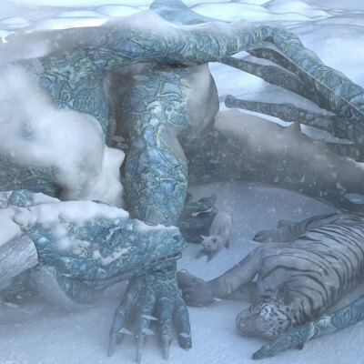 Slumbering Snow Friends