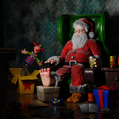 Lazy Santa Claus