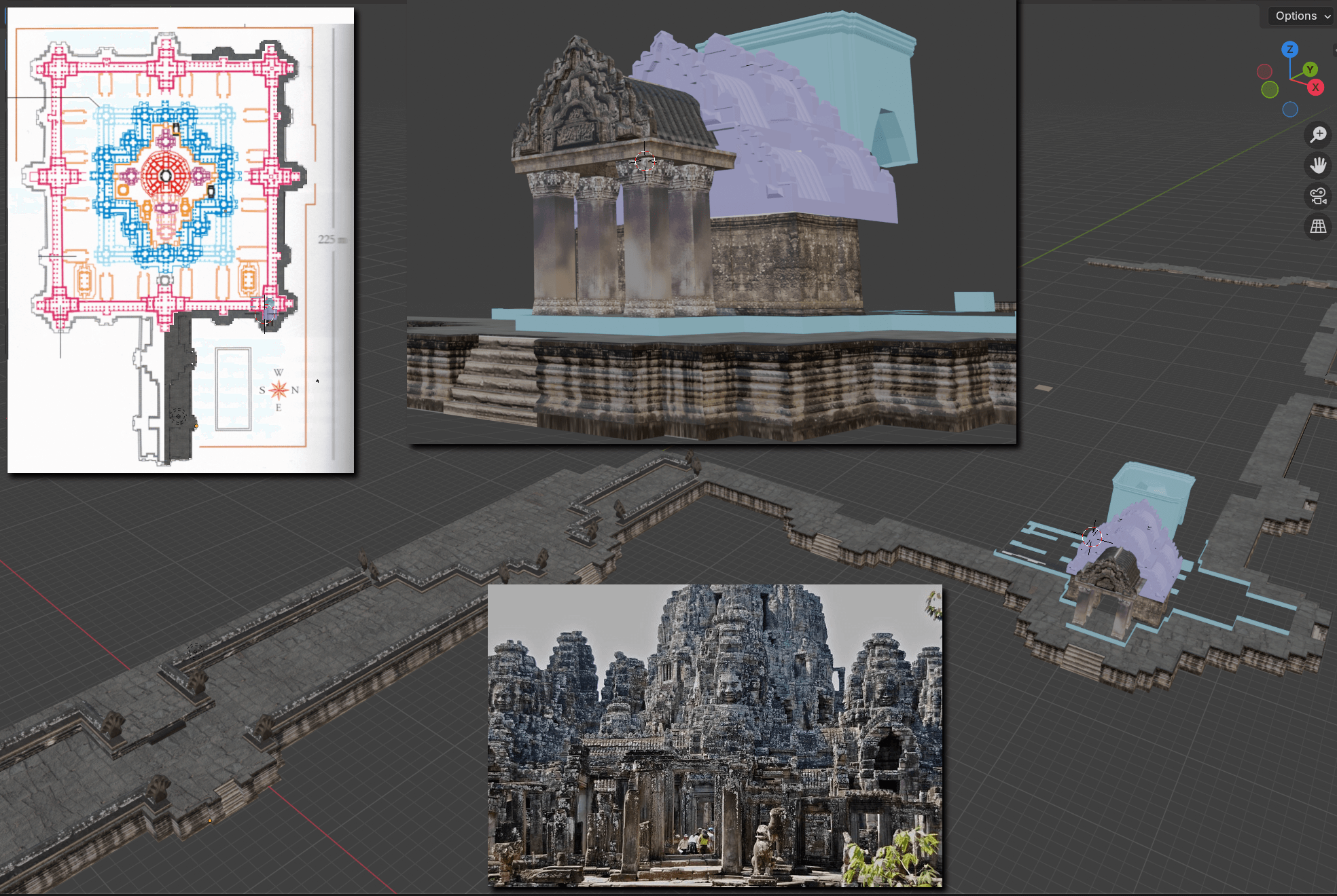 Bayon - main temple of Angkor Thom | RenderHub Forum