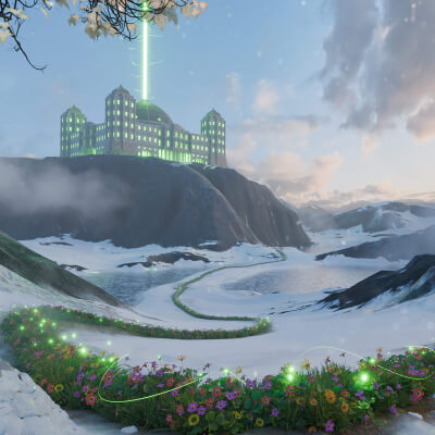 Diogo Santos - Winter Fantasy 3D Render Contest Submission