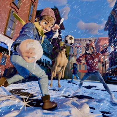 A SNOW DAY-A CHILDS WINTER FANTASY