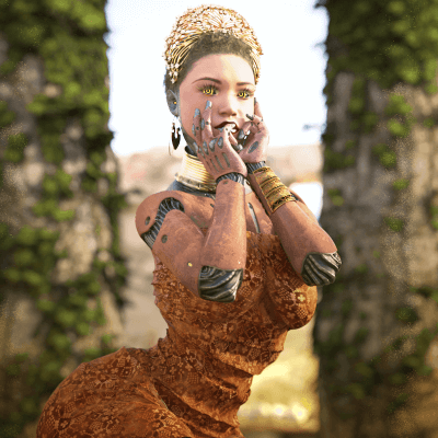 Beautiful Dark Maiden