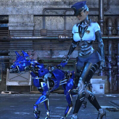 Sexy female Robocop