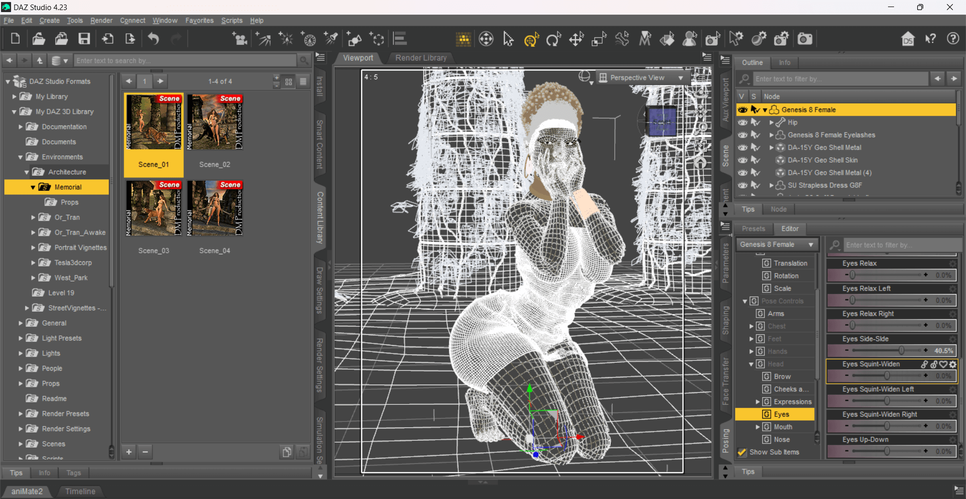 Beautiful Dark Maiden | RenderHub Forum
