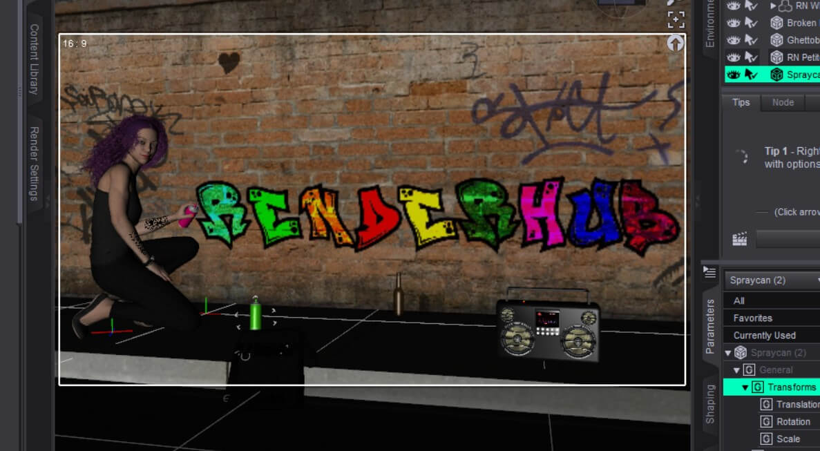 Graffiti artist | RenderHub Forum
