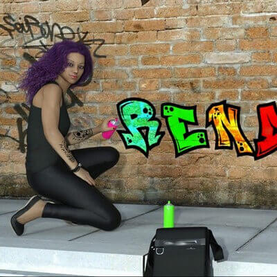 Graffiti artist