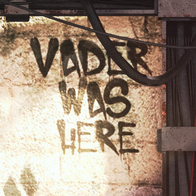 Vader was here