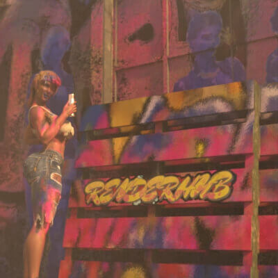 Graffiti Girl Kiah