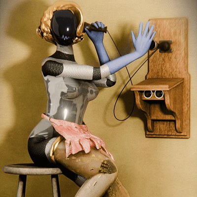 Vintage assistive-robot - Molly